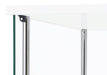 Bellatrix 4-shelf Clear Glass Curio Cabinet White - Walo Furniture 