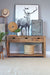 Esther 3-drawer Wood Console Table Natural Sheesham - Walo Furniture 