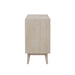 Ixora 2-door Wood Accent Cabinet White Washed and Black - Walo Furniture 