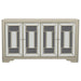 Toula 4-door Accent Cabinet Smoke and Champagne - Walo Furniture 