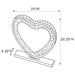 Euston Heart Shaped Vanity Mirror Silver - Walo Furniture 