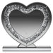 Euston Heart Shaped Vanity Mirror Silver - Walo Furniture 