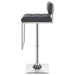 Alameda Adjustable Bar Stool Chrome and Grey - Walo Furniture 