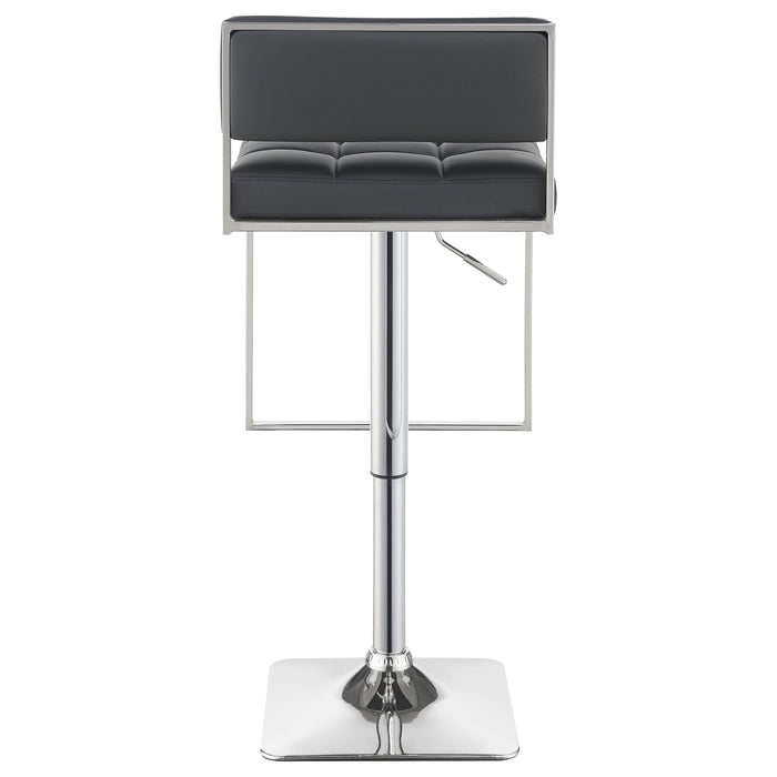 Alameda Adjustable Bar Stool Chrome and Grey - Walo Furniture 