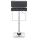 Alameda Adjustable Bar Stool Chrome and Grey - Walo Furniture 