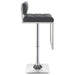 Alameda Adjustable Bar Stool Chrome and Grey - Walo Furniture 