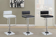 Alameda Adjustable Bar Stool Chrome and Grey - Walo Furniture 