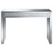 Gillian Mirrored Acrylic Entryway Console Table Silver - Walo Furniture 