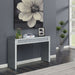 Gillian Mirrored Acrylic Entryway Console Table Silver - Walo Furniture 