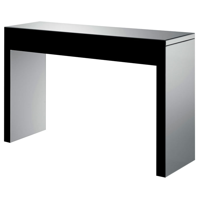 Gillian Mirrored Acrylic Entryway Console Table Silver - Walo Furniture 