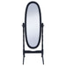 Foyet Wood Adjustable Full Length Cheval Mirror Black - Walo Furniture 