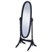 Foyet Wood Adjustable Full Length Cheval Mirror Black - Walo Furniture 