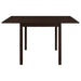 Kelso Rectangular 52-inch Extension Dining Table Cappuccino - Walo Furniture 