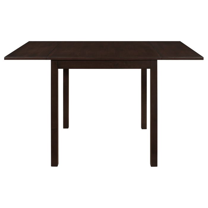 Kelso 3-piece Drop Leaf Dining Table Set Cappuccino and Tan - Walo Furniture 