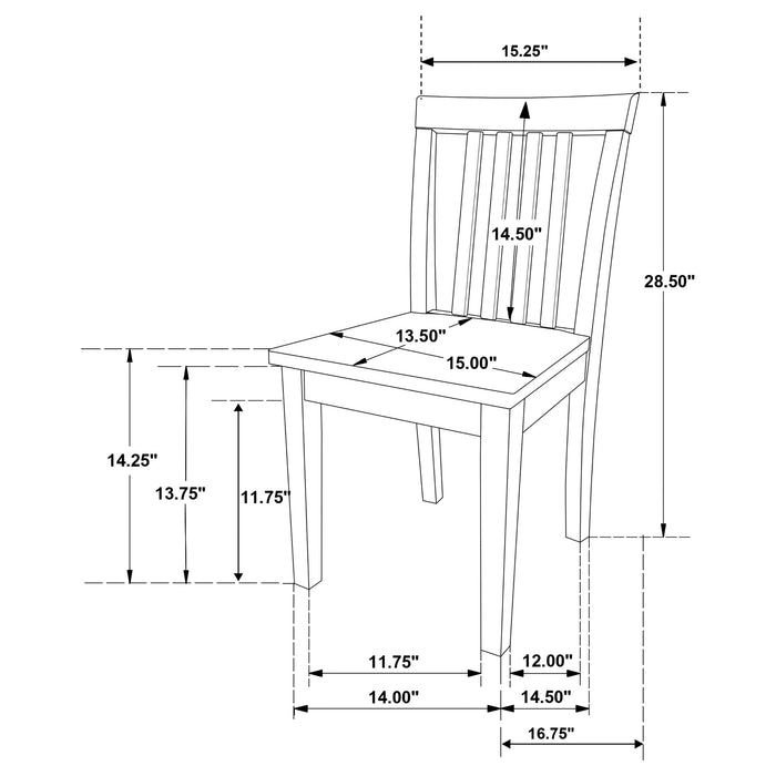 Rory 5-piece Kids Table and Chairs Set Multi Color - Walo Furniture 