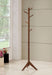 Devlin 6 Hook Freestanding Wood Coat Rack Hat Hanger Walnut - Walo Furniture 