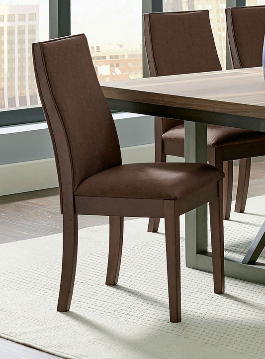 Spring Creek Upholstered Dining Chair Chocolate (Set of 2) - Walo Furniture 