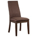 Spring Creek Upholstered Dining Chair Chocolate (Set of 2) - Walo Furniture 