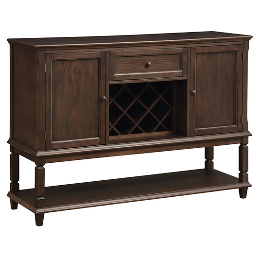 Parkins 2-door Sideboard Buffet Cabinet Rustic Espresso - Walo Furniture 