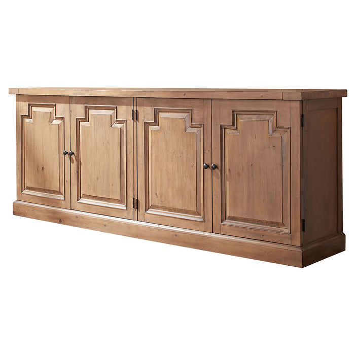 Florence 4-door Dining Sideboard Buffet Cabinet Rustic Honey - Walo Furniture 