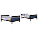 Chapman Wood Full Over Full Bunk Bed Black - Walo Furniture 