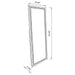 Giddish 24 x 64 Inch Full Length Standing Mirror Silver - Walo Furniture 