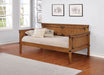 Oakdale Wood Twin Daybed Rustic Honey - Walo Furniture 