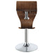 Covina Adjustable Bar Stool Walnut and Chrome - Walo Furniture 