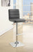 Bianca Upholstered Adjustable Bar Stool Grey (Set of 2) - Walo Furniture 