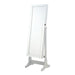 Yvonne Cheval Mirror with Jewelry Storage Dove Grey - Walo Furniture 