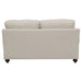 Glenn Upholstered English Arm Loveseat Light Grey and Grey - Walo Furniture 