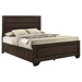 Kauffman Wood Eastern King Storage Panel Bed Dark Cocoa - Walo Furniture 