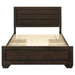 Kauffman Wood Eastern King Storage Panel Bed Dark Cocoa - Walo Furniture 