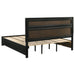 Miranda 51-inch Wood Eastern King Storage Panel Bed Black - Walo Furniture 