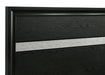 Miranda 51-inch Wood Eastern King Storage Panel Bed Black - Walo Furniture 