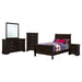 Louis Philippe 5-piece Twin Bedroom Set Cappuccino - Walo Furniture 