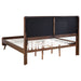 Robyn Wood Eastern King Platform Bed Dark Walnut - Walo Furniture 