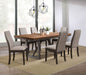 Spring Creek 77-inch Extension Dining Table Natural Walnut - Walo Furniture 