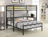 Fisher Metal Full Open Frame Bed Gunmetal - Walo Furniture 