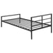 Fisher Metal Twin Open Frame Bed Gunmetal - Walo Furniture 