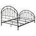 Rowan Metal Full Open Frame Bed Dark Bronze - Walo Furniture 