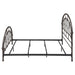 Rowan Metal Eastern King Open Frame Bed Dark Bronze - Walo Furniture 