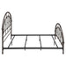 Rowan Metal Eastern King Open Frame Bed Dark Bronze - Walo Furniture 