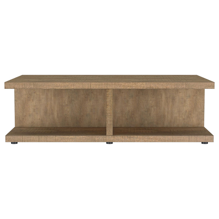 Cortona Square Engineered Wood Cocktail Coffee Table Mango