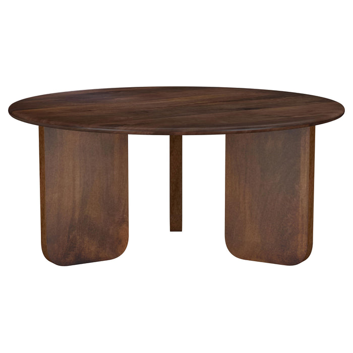 Dale 2-piece Solid Wood Coffee and End Table Set Brown