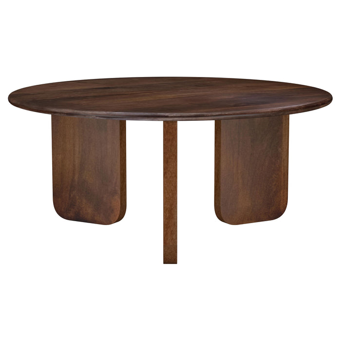 Dale 2-piece Solid Wood Coffee and End Table Set Brown