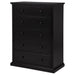 Sumerlin 6 - drawer Bedroom Chest of Drawers Black - Walo Furniture