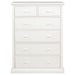 Sumerlin 6 - drawer Bedroom Chest of Drawers White - Walo Furniture