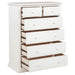 Sumerlin 6 - drawer Bedroom Chest of Drawers White - Walo Furniture