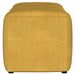 Summer Fabric Upholstered Tufted Accent Bench Mustard Yellow - Walo Furniture